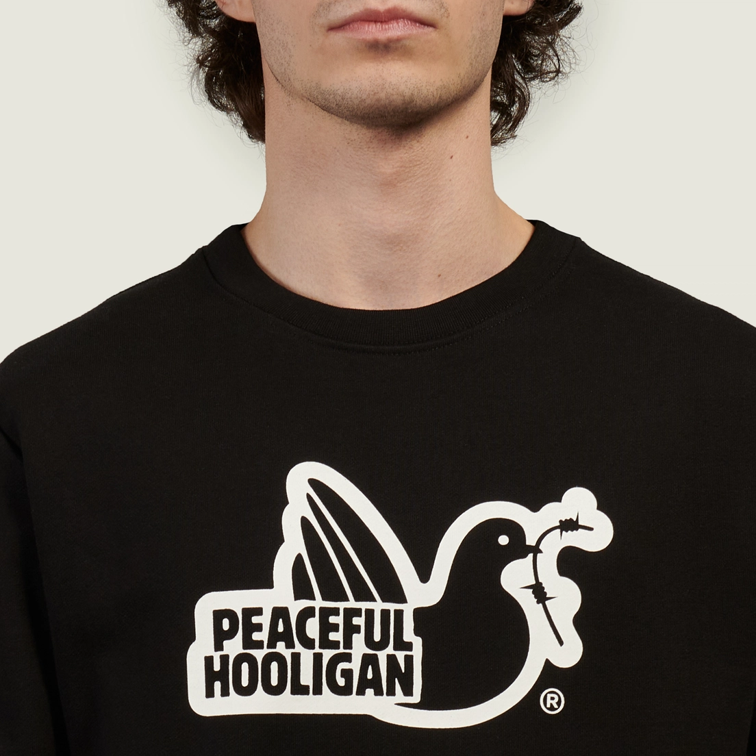 Peaceful Hooligan Мужская толстовка Outline Dove