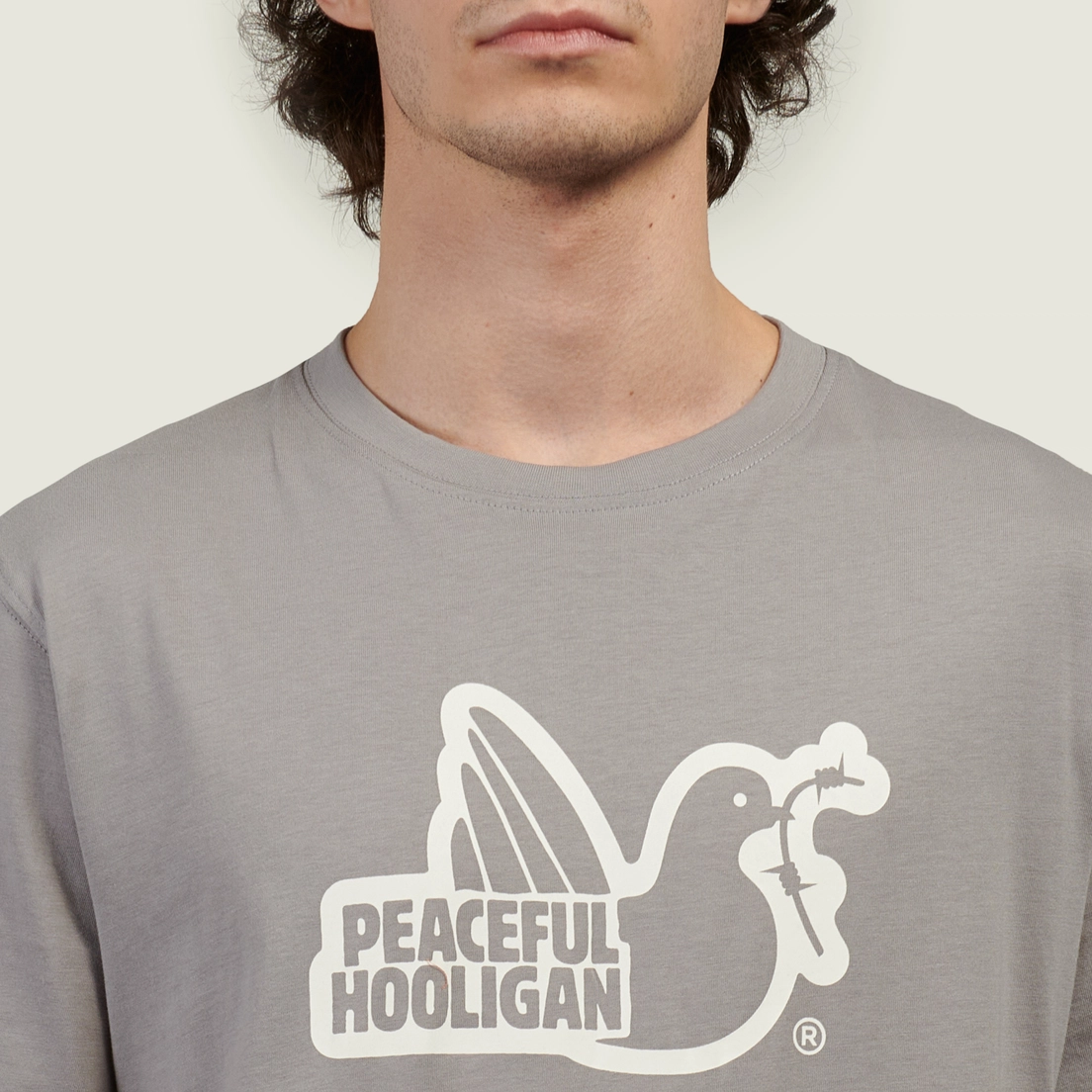 Peaceful Hooligan Мужская футболка Outline Dove