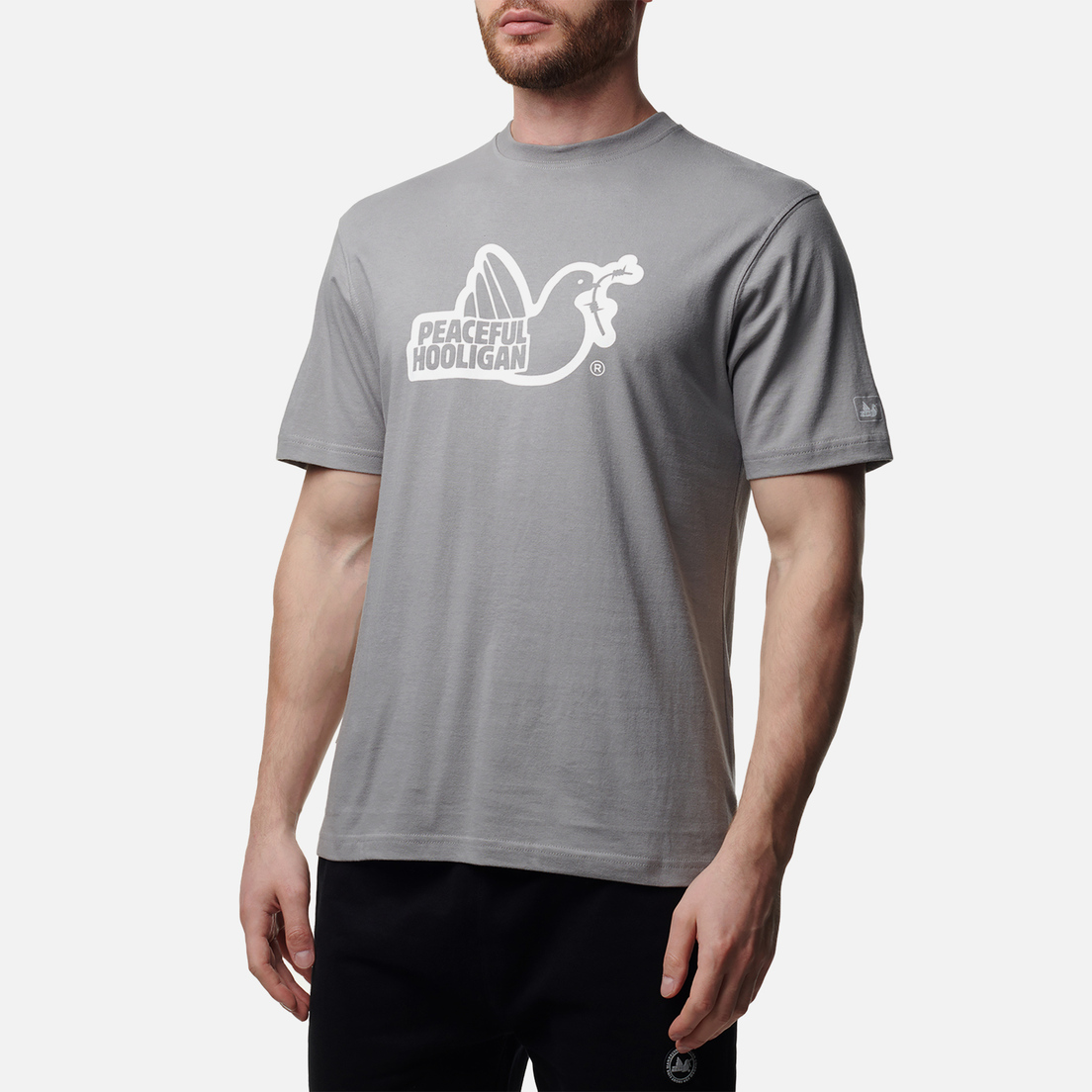 Peaceful Hooligan Мужская футболка Outline Dove