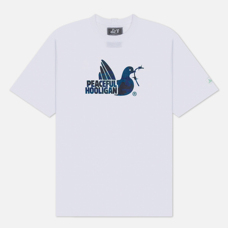Мужская футболка Peaceful Hooligan Hex Dove, цвет белый, размер XL