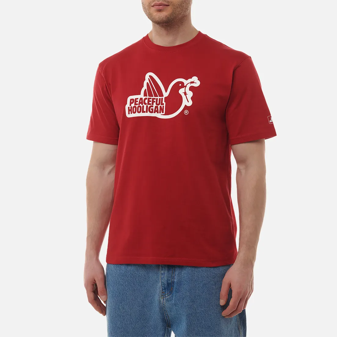 Peaceful Hooligan Мужская футболка Outline Dove