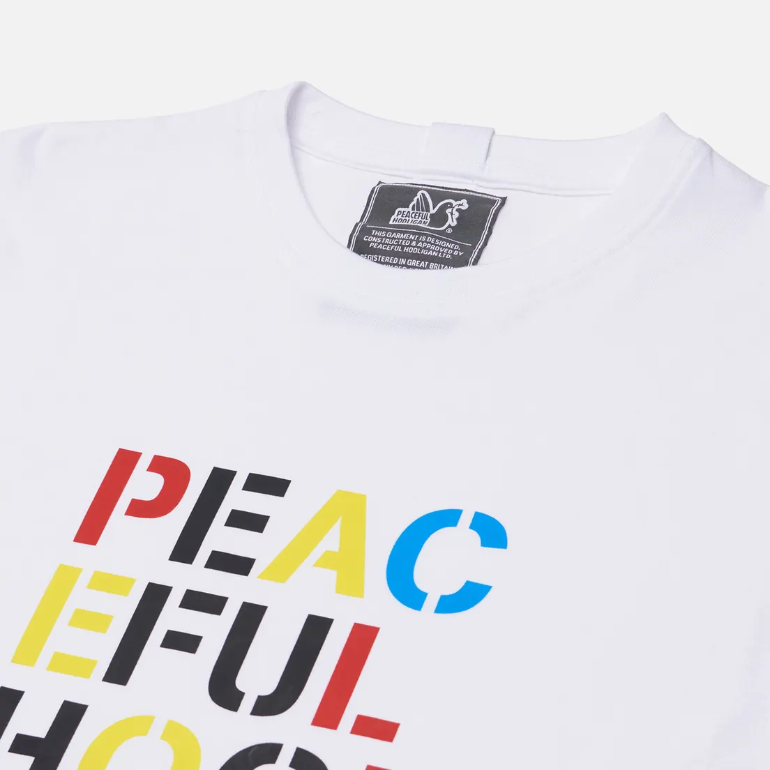 Peaceful Hooligan Мужская футболка Stencil Happy Monday