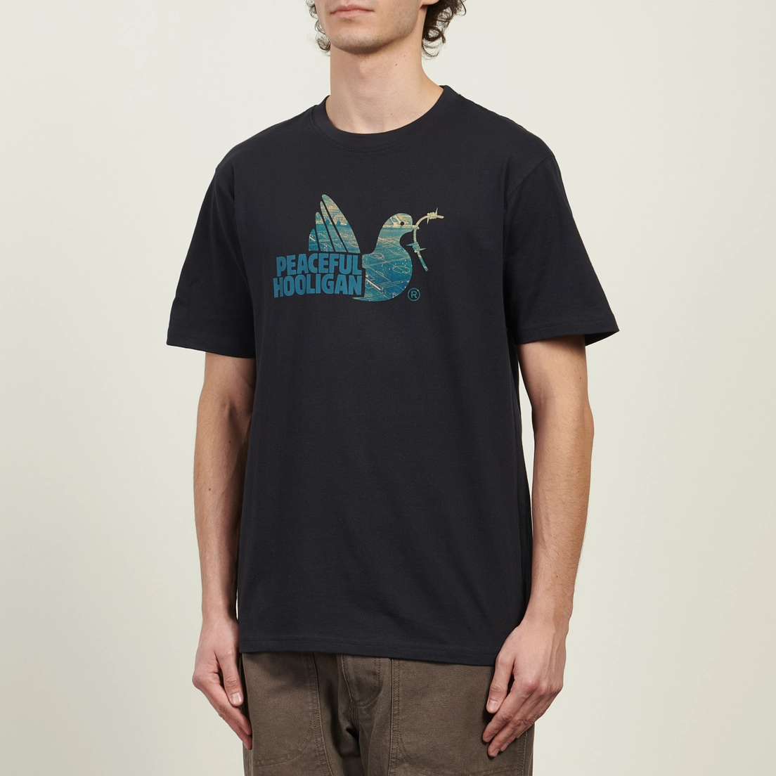 Peaceful Hooligan Мужская футболка Hackney