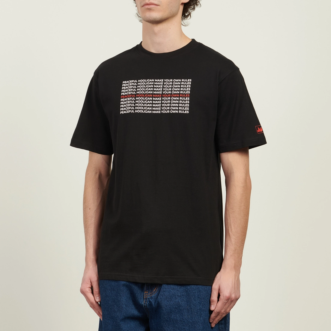 Peaceful Hooligan Мужская футболка Rules