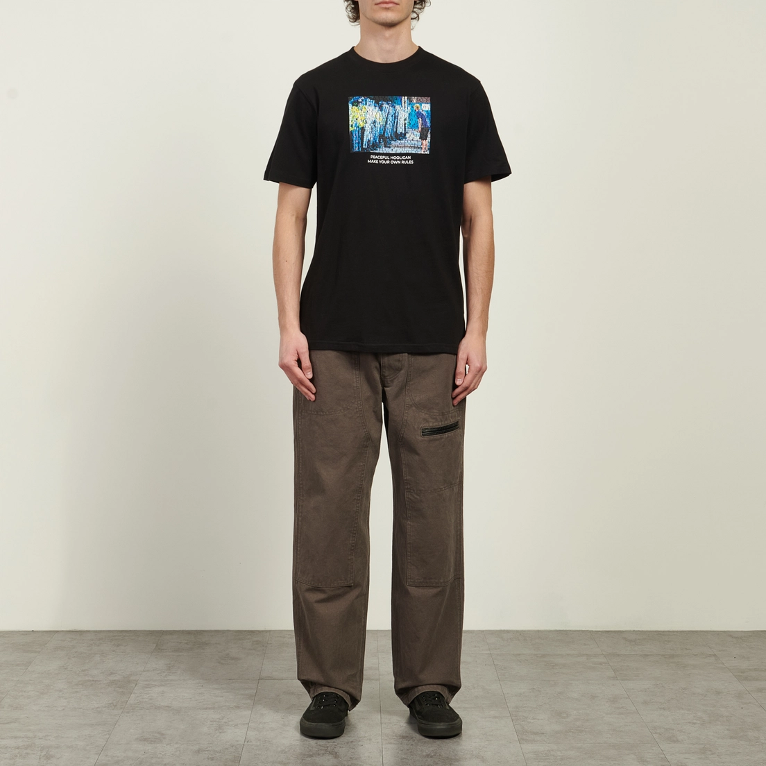 Peaceful Hooligan Мужская футболка Stand Off