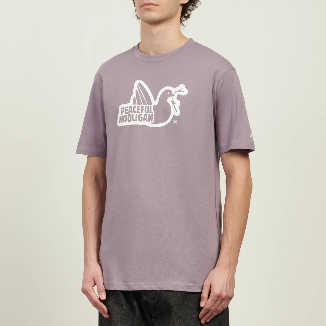 Peaceful Hooligan Мужская футболка Outline