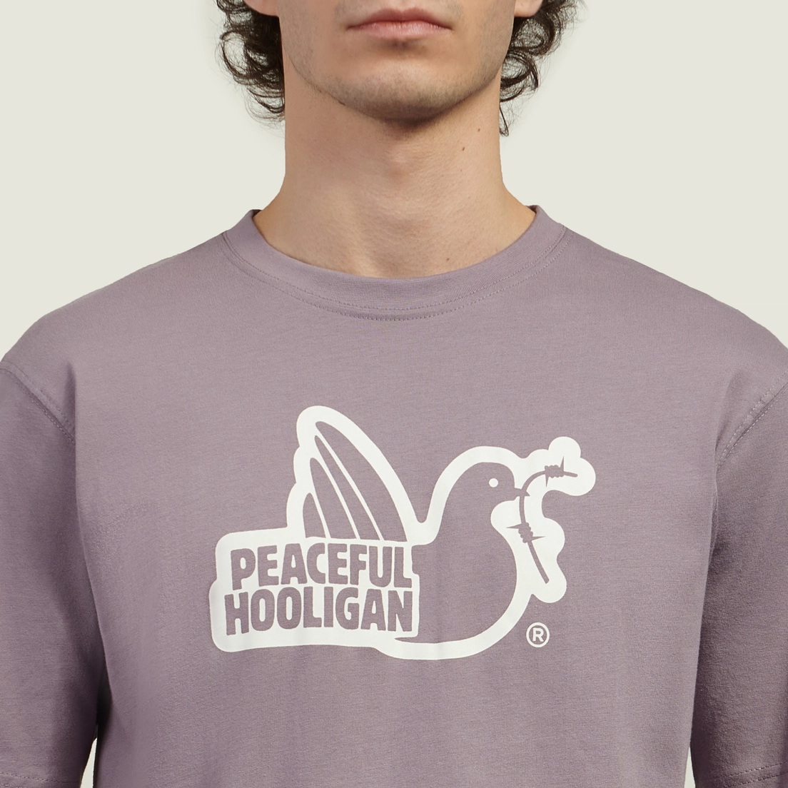 Peaceful Hooligan Мужская футболка Outline