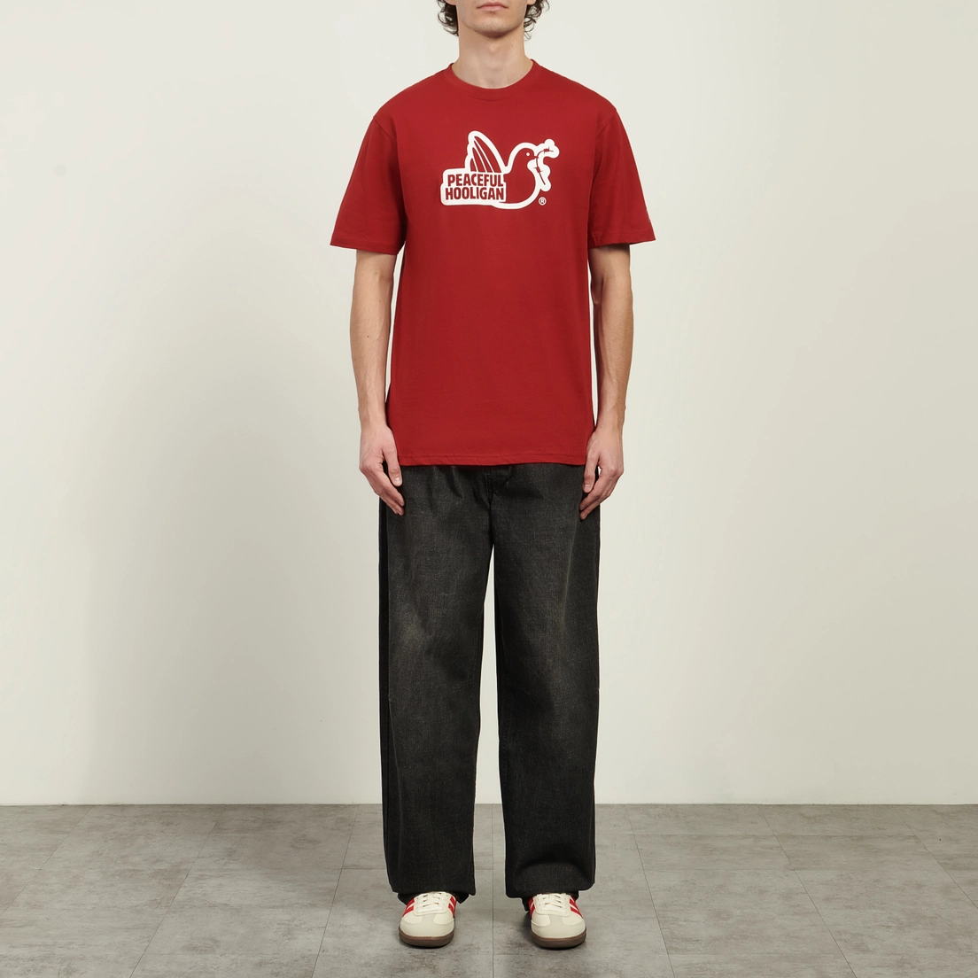 Peaceful Hooligan Мужская футболка Outline