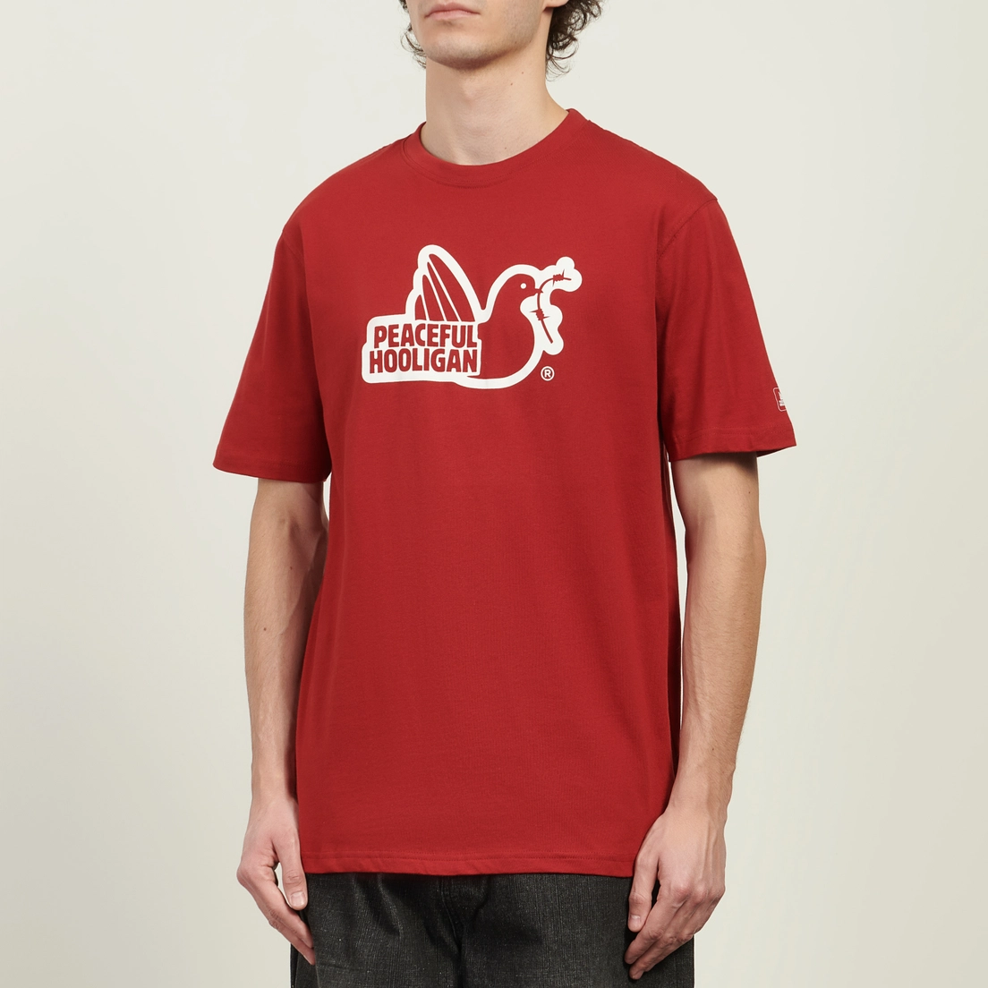 Peaceful Hooligan Мужская футболка Outline