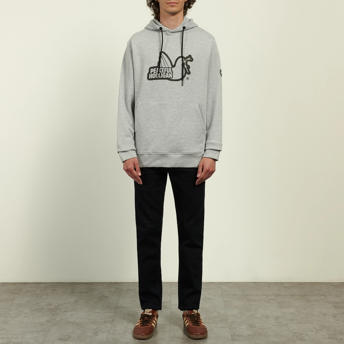 Мужская толстовка Peaceful Hooligan Classic Outline Hoodie