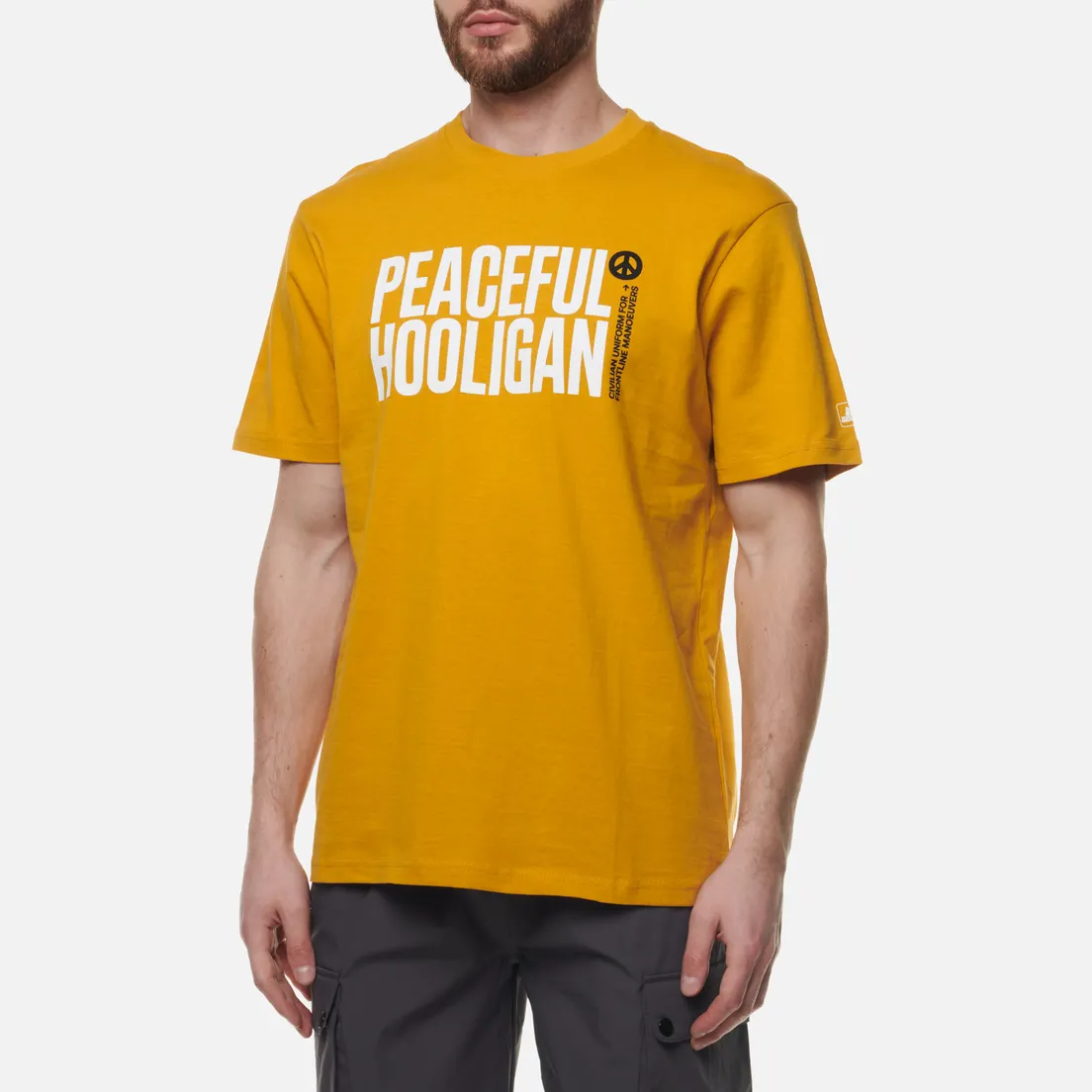 Peaceful Hooligan Мужская футболка Statement