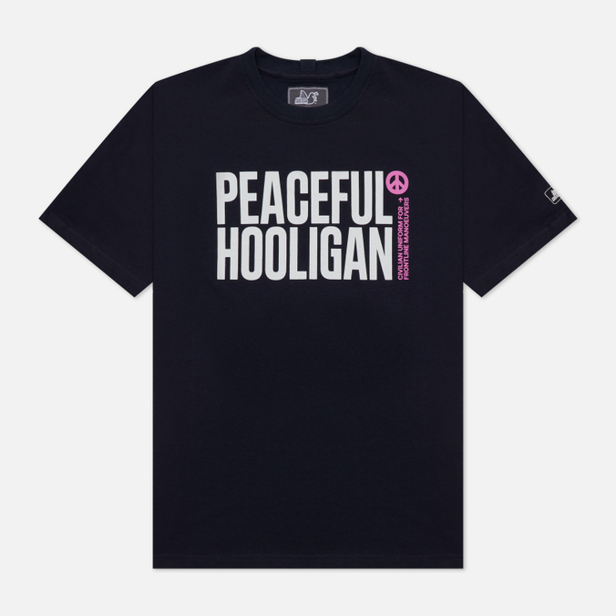 Мужская футболка Peaceful Hooligan, цвет синий, размер M