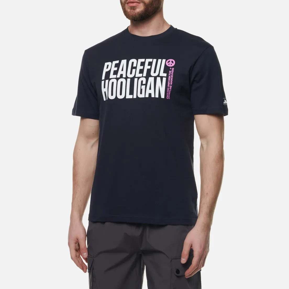 Peaceful Hooligan Мужская футболка Statement