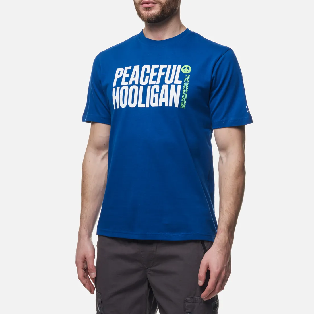 Peaceful Hooligan Мужская футболка Statement
