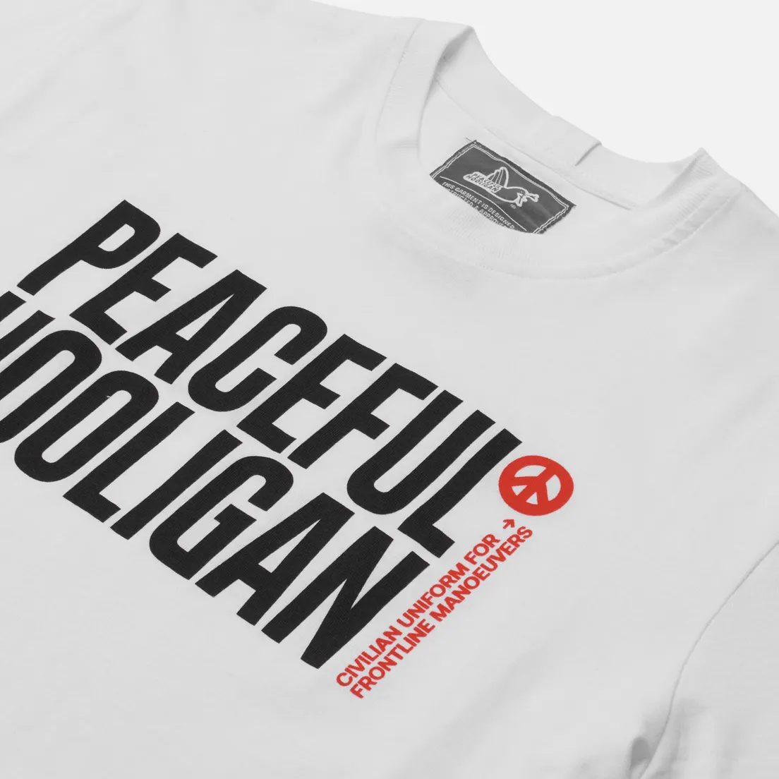 Peaceful Hooligan Мужская футболка Statement