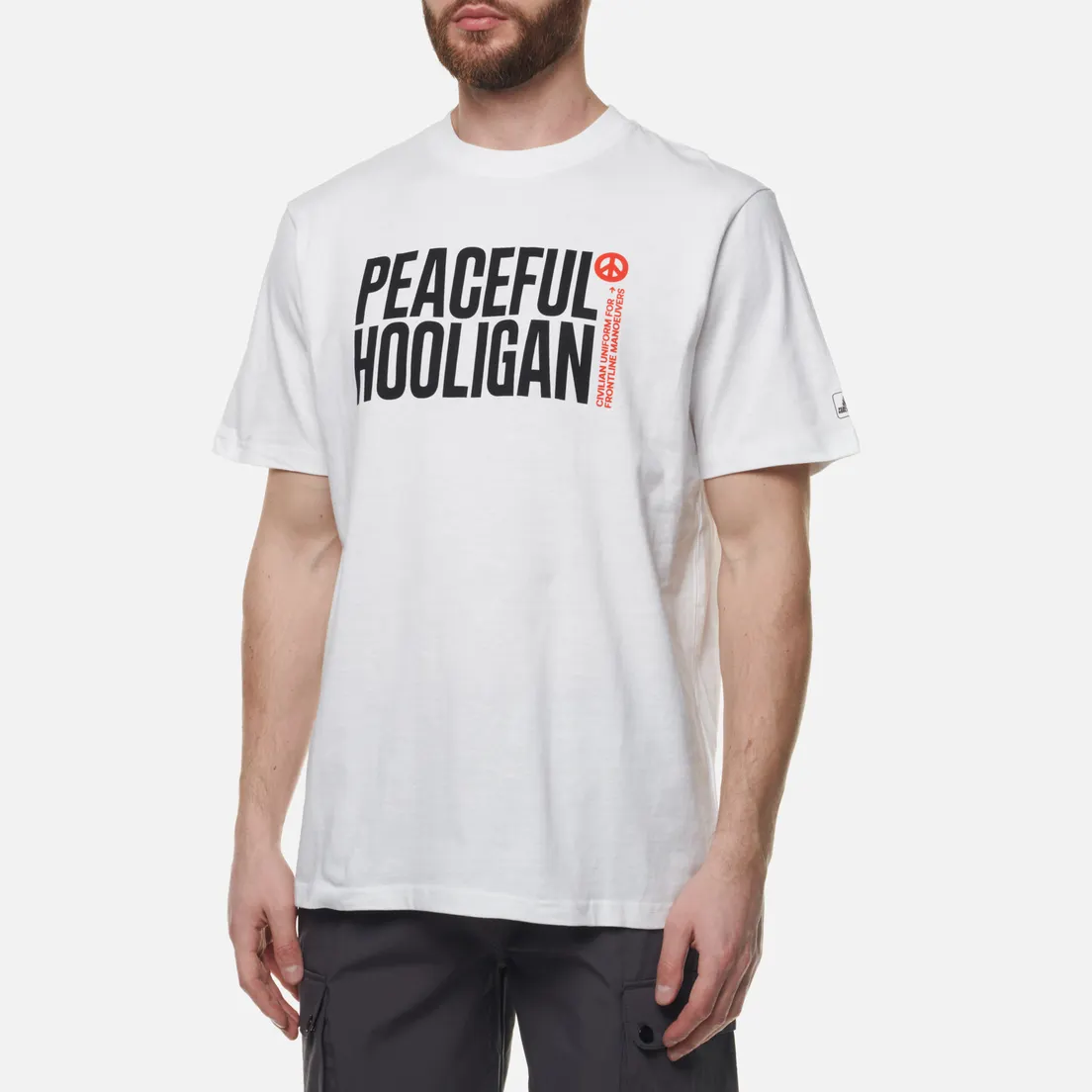 Peaceful Hooligan Мужская футболка Statement