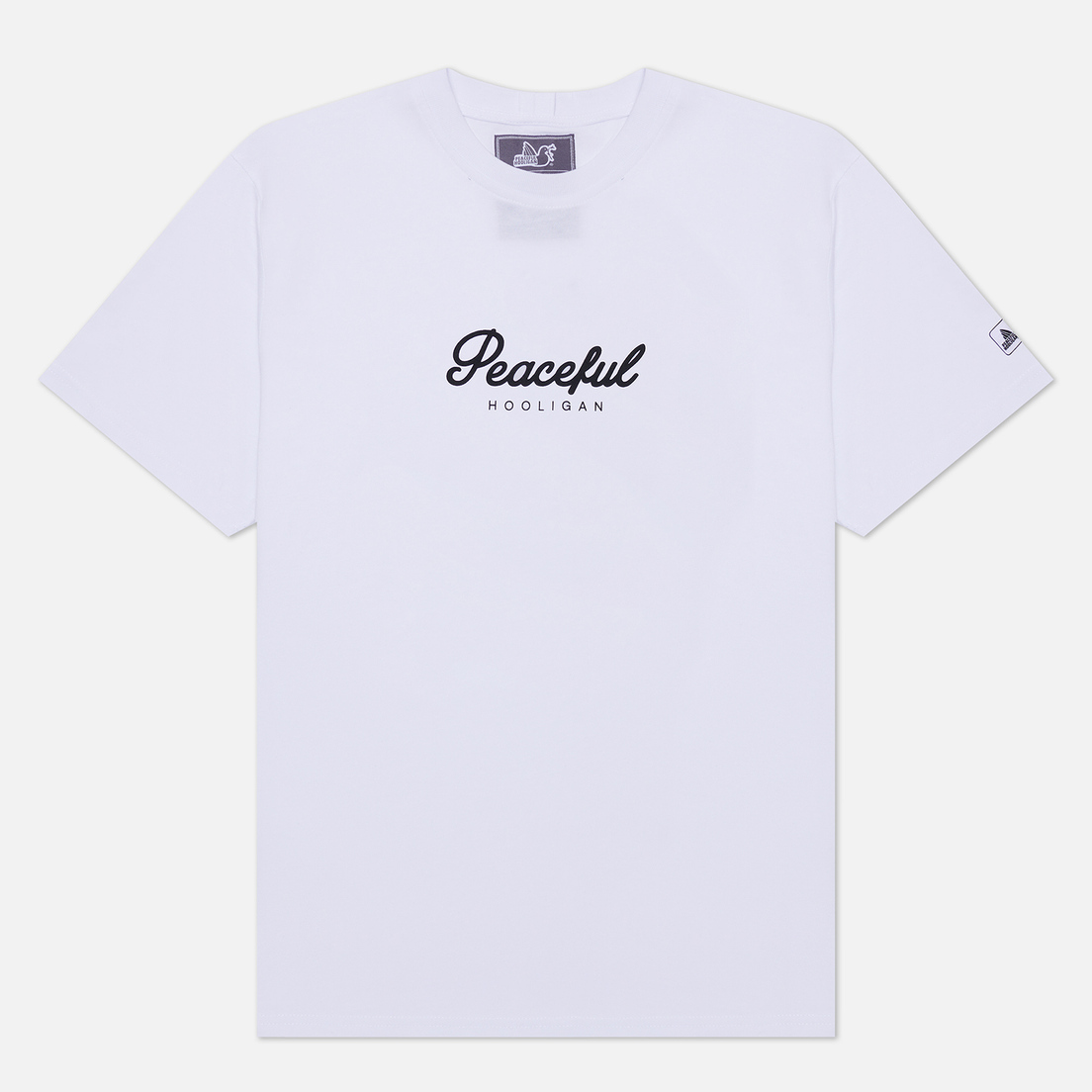 Мужская футболка Peaceful Hooligan Marshall, PHS22TEEPRT05-WHT