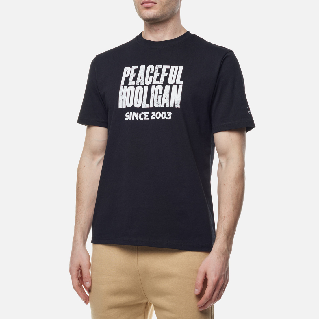 Peaceful Hooligan Мужская футболка Letter Press