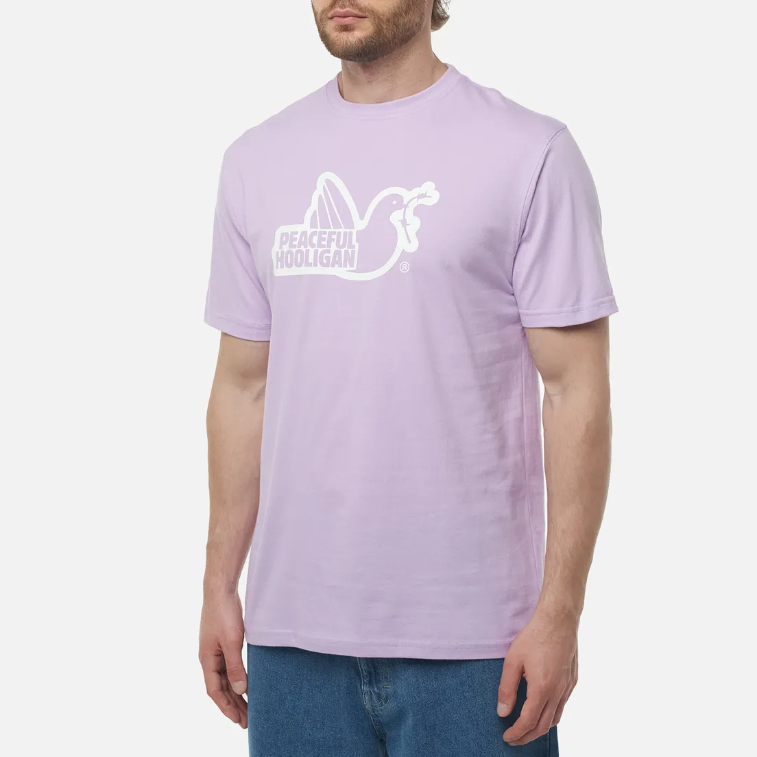 Peaceful Hooligan Мужская футболка Outline Dove