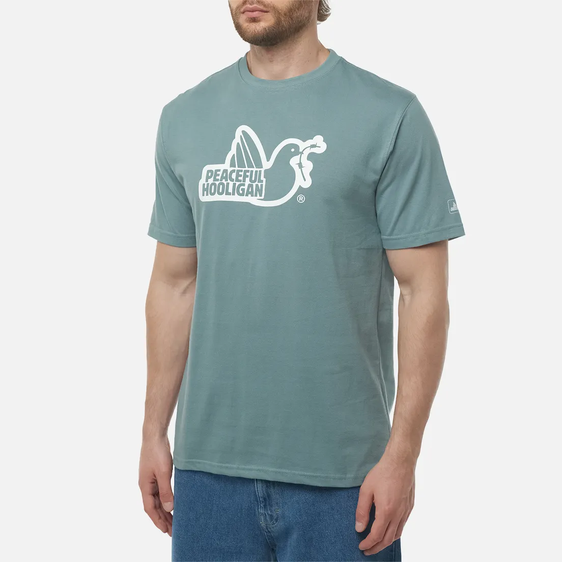 Peaceful Hooligan Мужская футболка Outline Dove