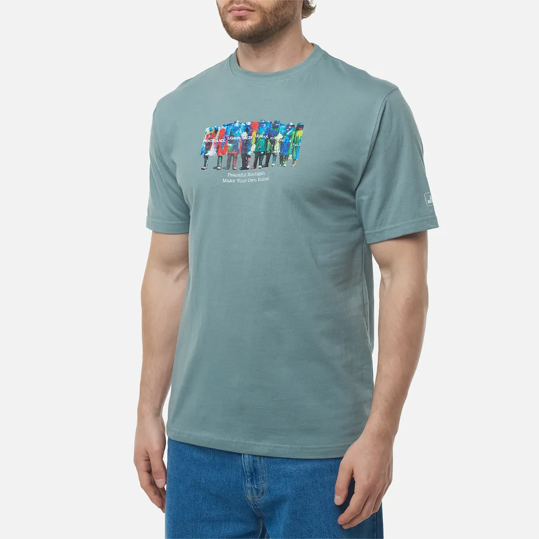 Peaceful Hooligan Мужская футболка Riot Colours