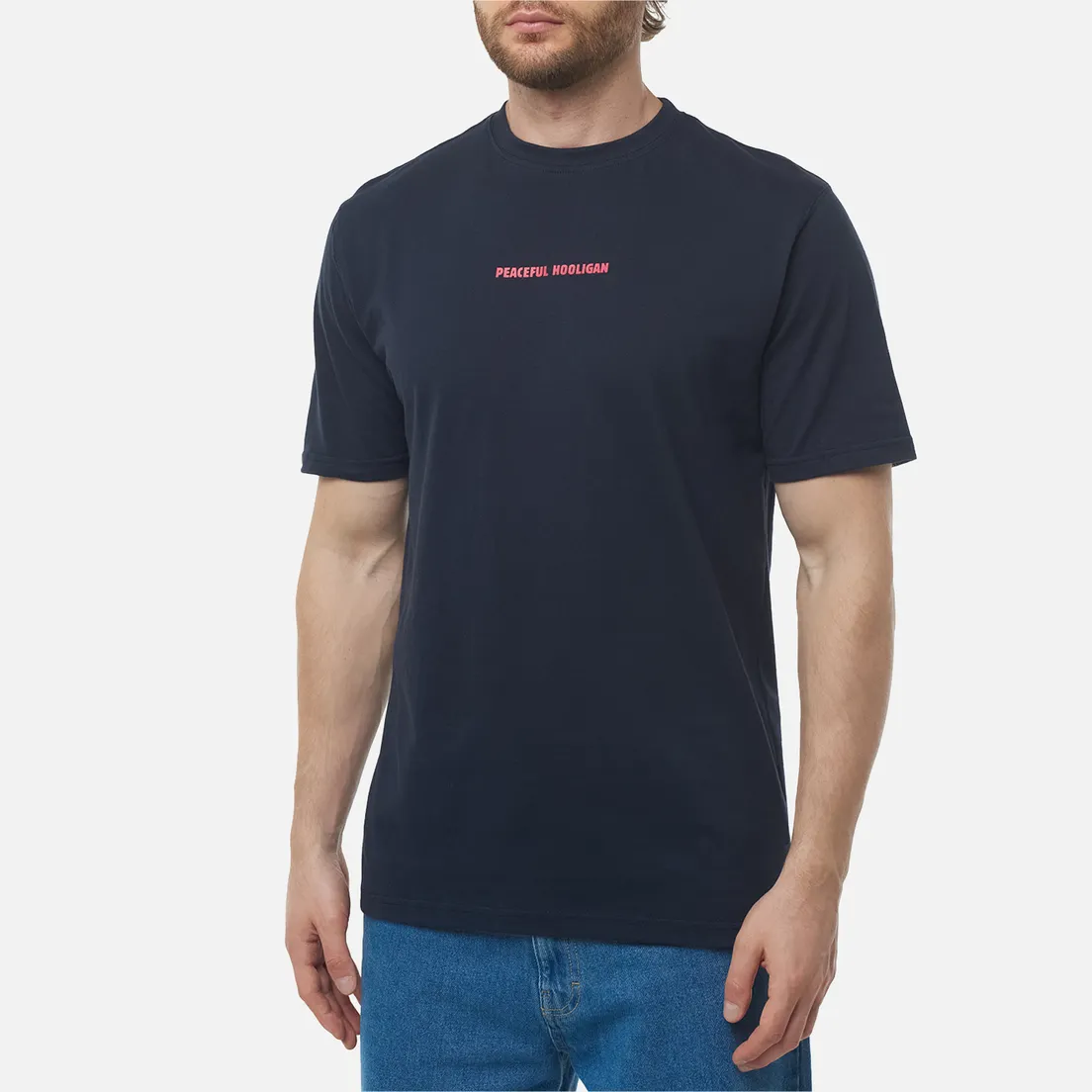 Peaceful Hooligan Мужская футболка Target Back
