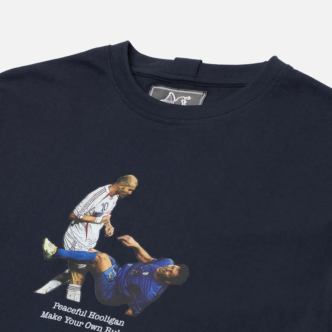 Peaceful Hooligan Мужская футболка Zizou