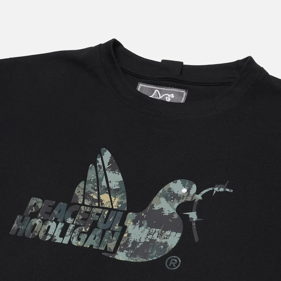 Peaceful Hooligan Мужская футболка Camo Dove