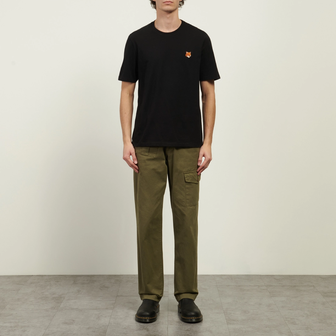 Maison Kitsune Мужская футболка Fox Head Regular