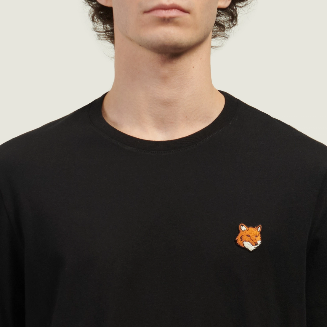 Maison Kitsune Мужская футболка Fox Head Regular