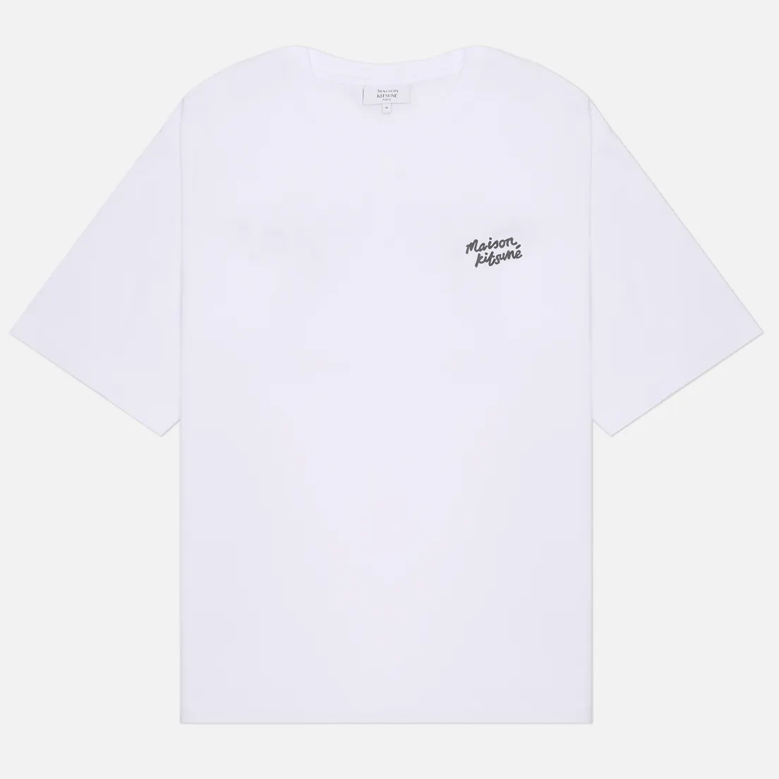 Maison Kitsune Мужская футболка Handwriting Oversize