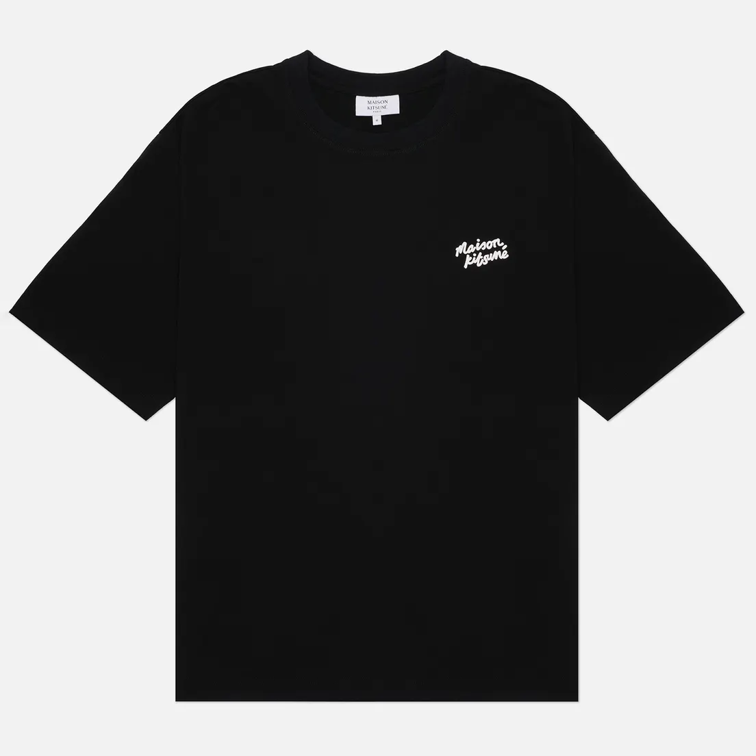 Maison Kitsune Мужская футболка Handwriting Oversize