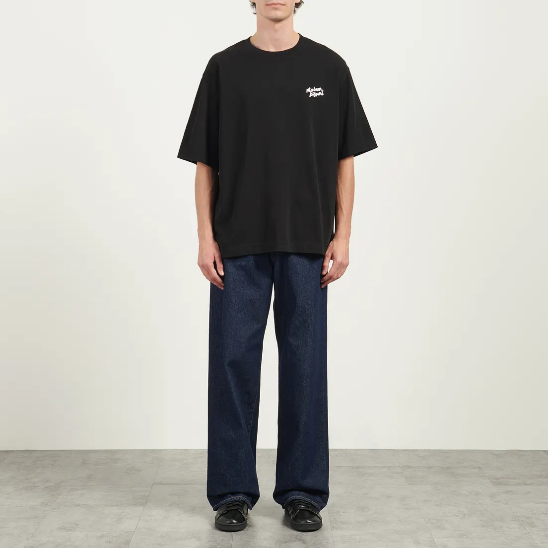 Maison Kitsune Мужская футболка Handwriting Oversize