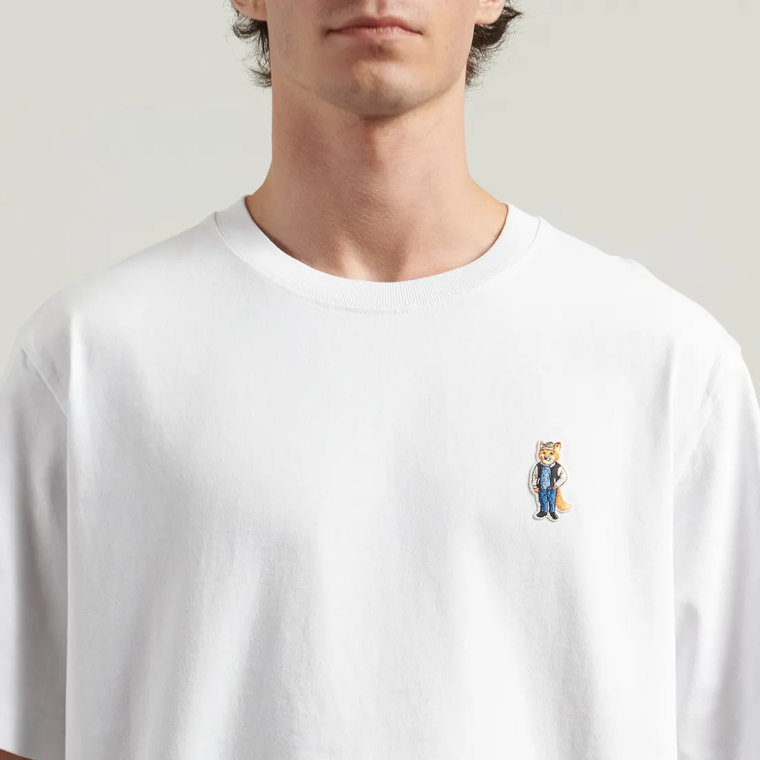 Maison Kitsune Мужская футболка Dressed Fox Comfort