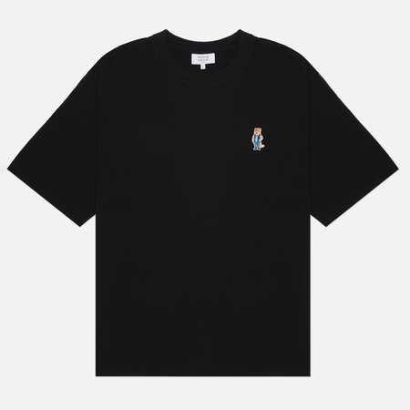 Мужская футболка Maison Kitsune Dressed Fox Comfort, цвет чёрный, размер XS