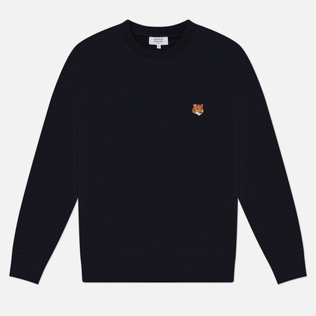 Мужская толстовка Maison Kitsune Fox Head Regular, цвет чёрный, размер S