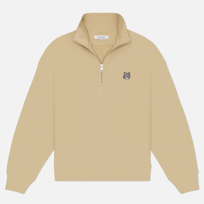 Мужская толстовка Maison Kitsune Fox Head Comfort Half-Zip