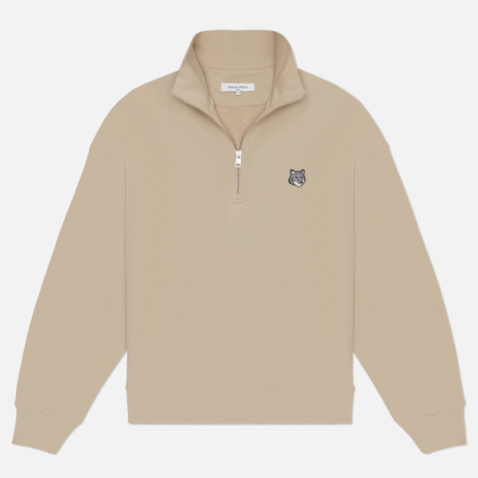 Мужская толстовка Maison Kitsune Fox Head Comfort Half-Zip