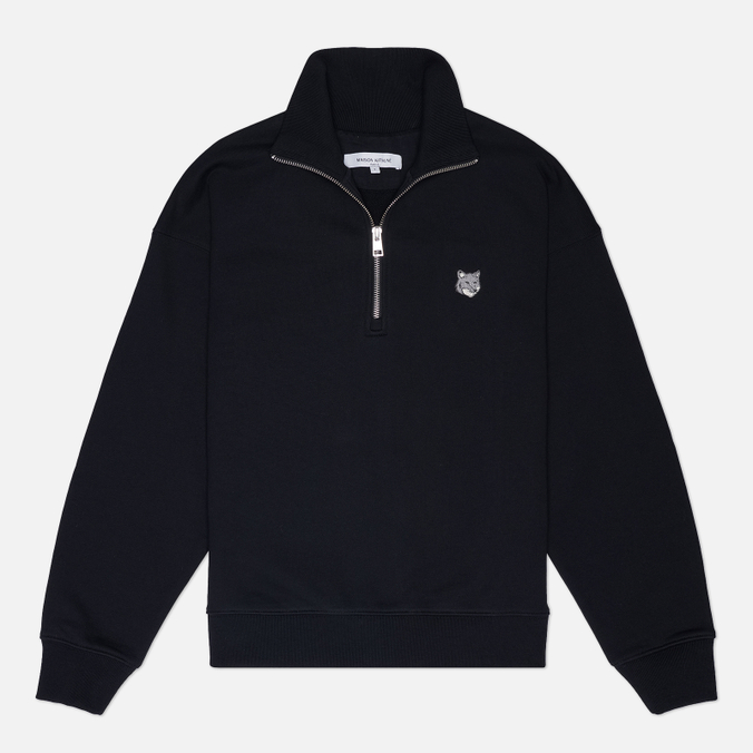 Мужская толстовка Maison Kitsune Fox Head Comfort Half-Zip
