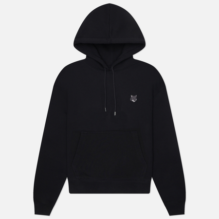 Мужская толстовка Maison Kitsune Fox Head Comfort Hoodie, цвет чёрный, размер XL