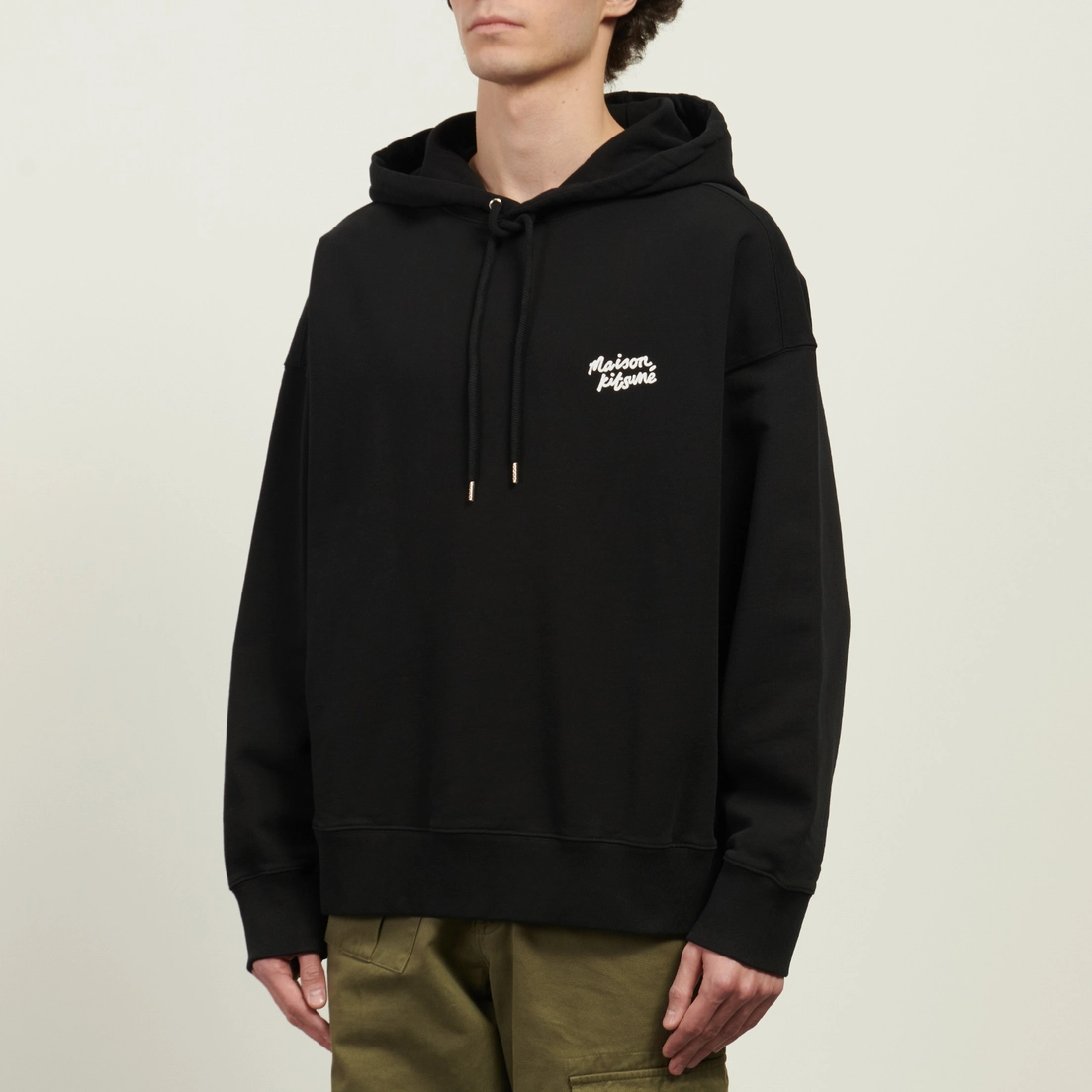 Maison Kitsune Мужская толстовка Handwriting Oversize Hoodie