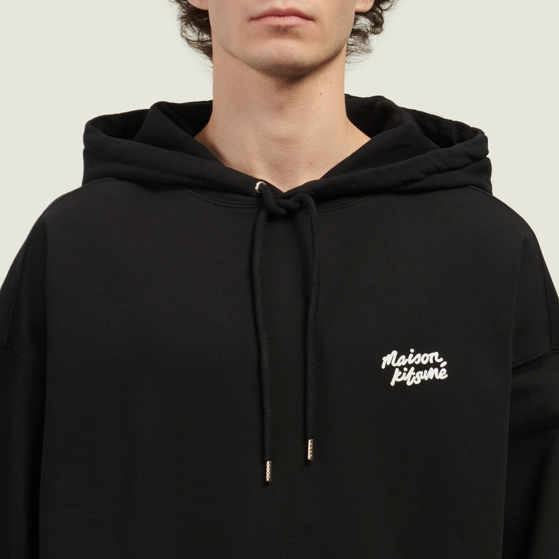Maison Kitsune Мужская толстовка Handwriting Oversize Hoodie