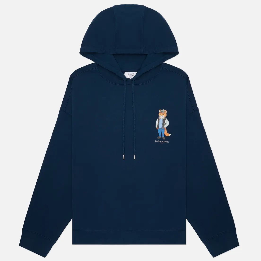 Maison Kitsune Мужская толстовка Dressed Fox Oversize Hoodie