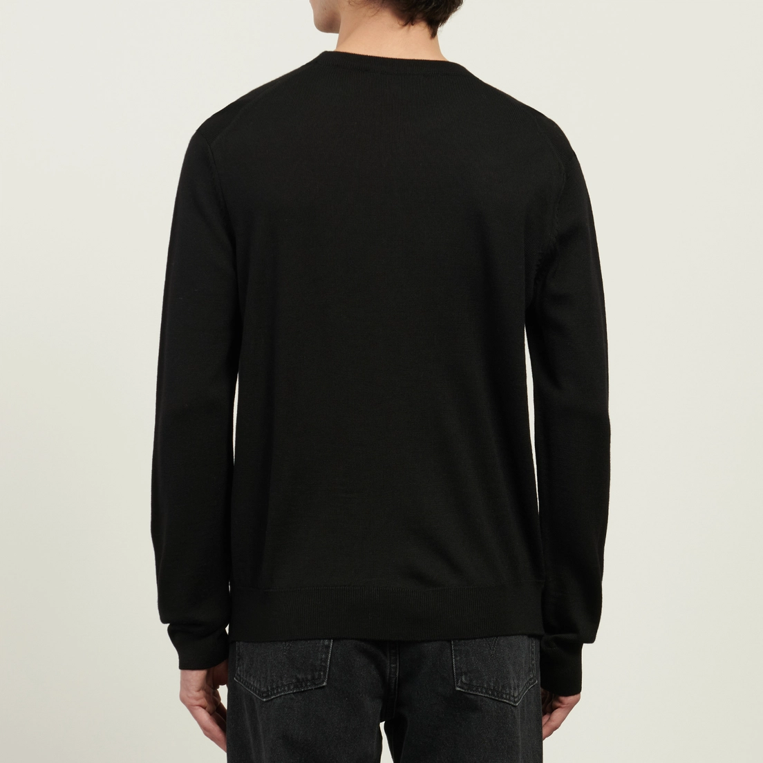 Maison Kitsune Мужской свитер Fox Head Merino Regular