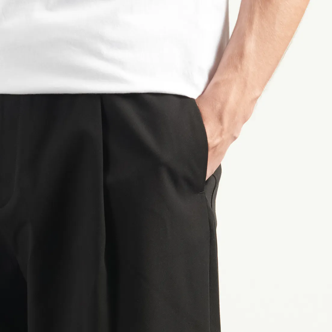 Maison Kitsune Мужские брюки Cropped Pleated