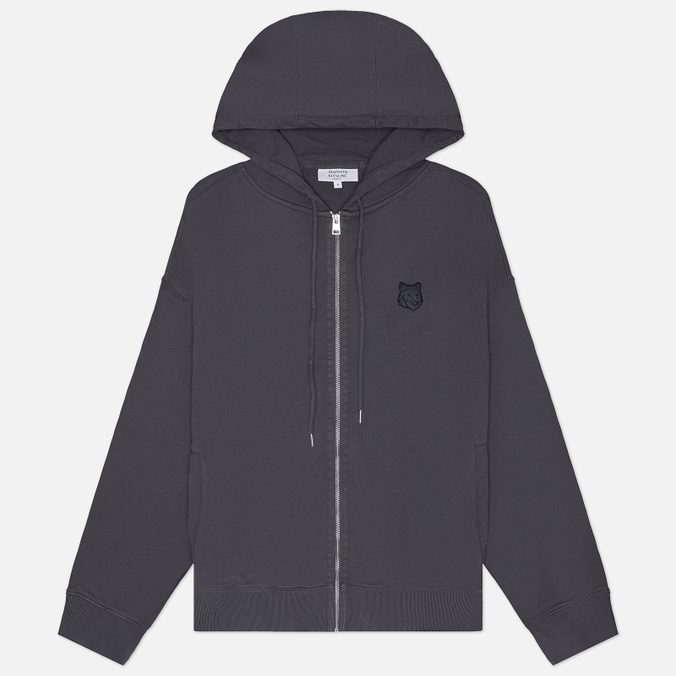 Мужская толстовка Maison Kitsune Fox Head Zipped Oversize Hoodie