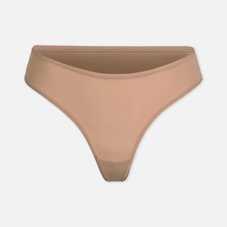 Женские трусы SKIMS Fits Everybody Thong, цвет бежевый
