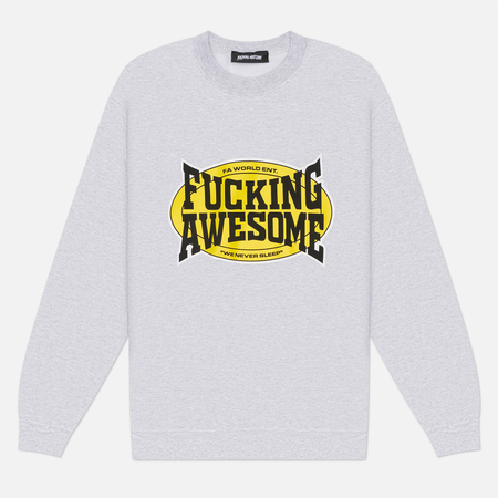 Мужская толстовка Fucking Awesome KO Crewneck, цвет серый, размер XL