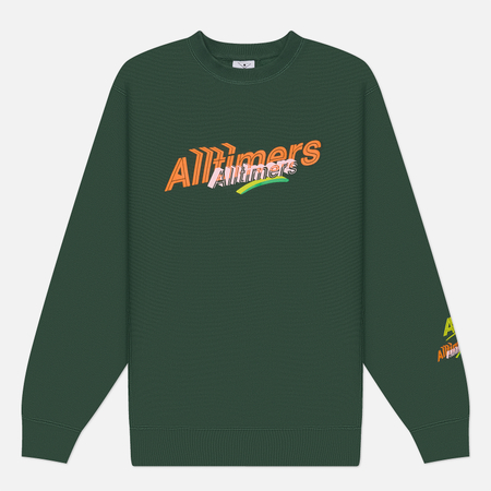 Мужская толстовка Alltimers Layers Crew, цвет зелёный, размер S