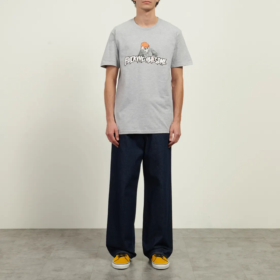 Fucking Awesome Мужская футболка Aidan Painting Stamp Logo